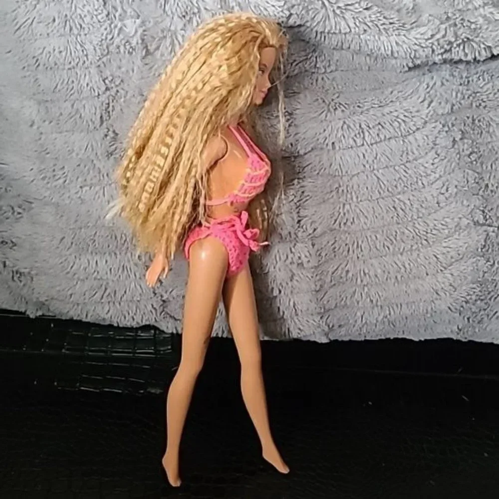 Vintage Mattel 1998 Butterfly Art Tattoo Barbie, Crimped Hair